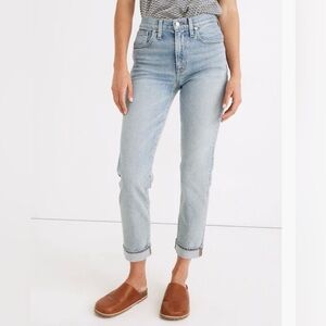 Madewell petite roadtripper high-rise slim boy jeans